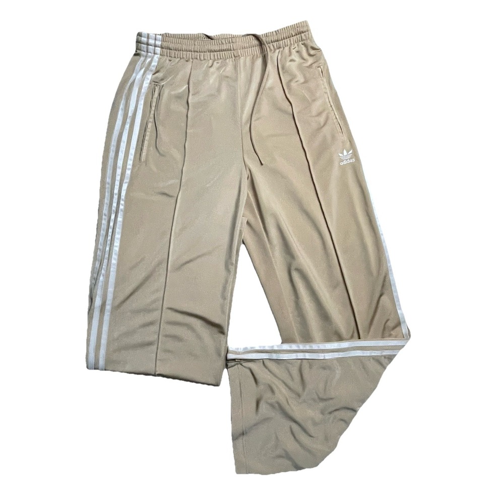 Adidas Women's Gold Track Pants Zipper Legs Size S 28x30
